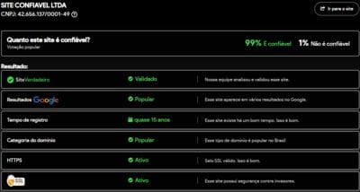 Site verificado e verdadeiro:lovepgapp.com.br